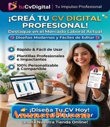 CREA TU CV DIGITAL PROFESIONAL !